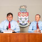 Premier silent, as Governor denies role in Saunders’ exit Premier Wayne Panton and Governor Martyn Roper