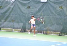 Tennis activities continue with COVID precautions