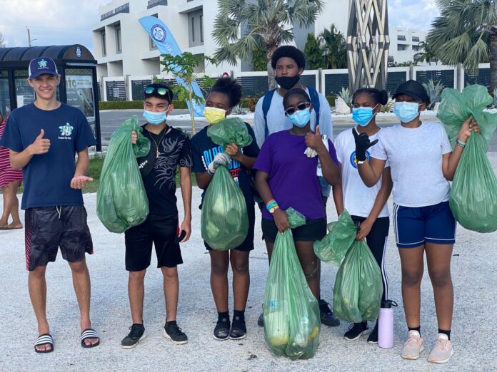Microplastics Removed from Beach South Sound - Plastic Free Cayman