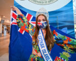 Miss Cayman Georgina Kerford flies off to Miss Universe pageant