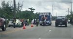 Motorcyclist hurt in collision