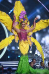 Miss Cayman Islands Georgina Kerford competing in Miss Universe