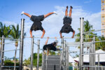 In video and pictures: Cayman’s calisthenics park opens