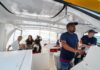 Breezing past the traffic, commuter ferry launches