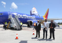 Southwest Airlines marks return to Cayman