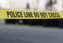 Cyclist killed in early morning collision on Saturday Yellow police line tape