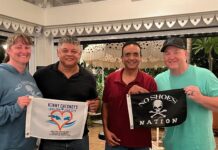 Tourist couple celebrates anniversary reconnection with Hi Tide