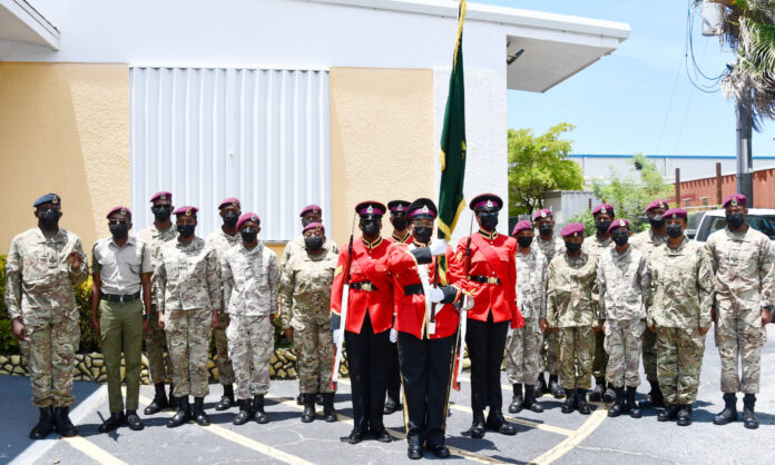 Members of the Cayman Islands Cadet Corps