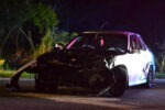 4 sent to hospital after collision involving police vehicle