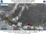 Three tropical systems in Atlantic