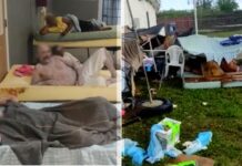 Detained Cubans sleep in makeshift tents amid chickenpox outbreak