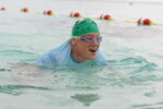 Governor happy to finish the Flowers Sea Swim