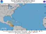 System forms over southwestern Caribbean Sea