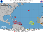 Forecasters monitor strengthening tropical wave