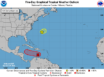 System over central Caribbean likely to develop into tropical depression