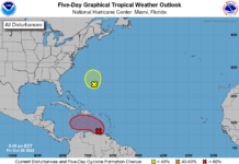 Weather system inches closer to central Caribbean