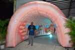 Giant inflatable colon centrepiece of Lions men’s health evening
