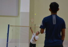 Players earn trophies at new badminton event