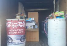 Toys for Tots donation barrels stolen
