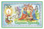 Cayman Christmas stamps through the years