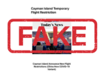 Fake flight restriction email circulating