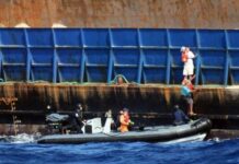 UK Naval ship rescues five from sinking ship near Anguilla