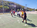 Youth development volleyball clinics held in the Brac