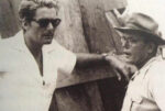 A run-in with Errol Flynn on the Fair Weather Actor Errol Flynn and Arnold 'Cappy' Foster at the boatyard in Morgan's Harbour, Jamaica, where the Fair Weather was built. - Photo: Sir Anthony Jenkinson