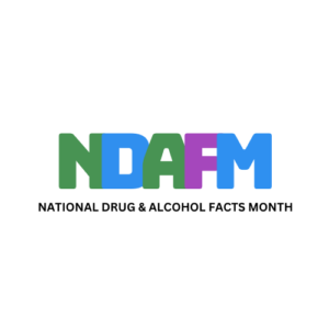 National Alcohol and Drug Facts Month logo