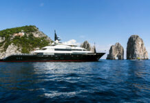 Abandoned former Cayman-flagged superyacht to be auctioned Mega yacht 'Alfa Nero' in Capri
