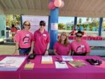Breast cancer beach walk attracts record numbers