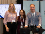IMG raises $10,000 for four local charities Emma Parker of Sidekick Business Development with Abigail and Peter Goddard starting the cycle challenge. - IMG Trust