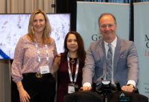 IMG raises $10,000 for four local charities Emma Parker of Sidekick Business Development with Abigail and Peter Goddard starting the cycle challenge. - IMG Trust