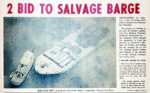 50 years ago: Barge sinks, hard labour for ganja conviction