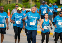 DG encourages exercise as hundreds hit the road for annual 5k