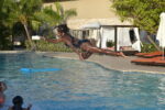 Synchronised swimmers prep for historic CARIFTA Championships