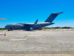 Royal Air Force makes logistics stop in Cayman