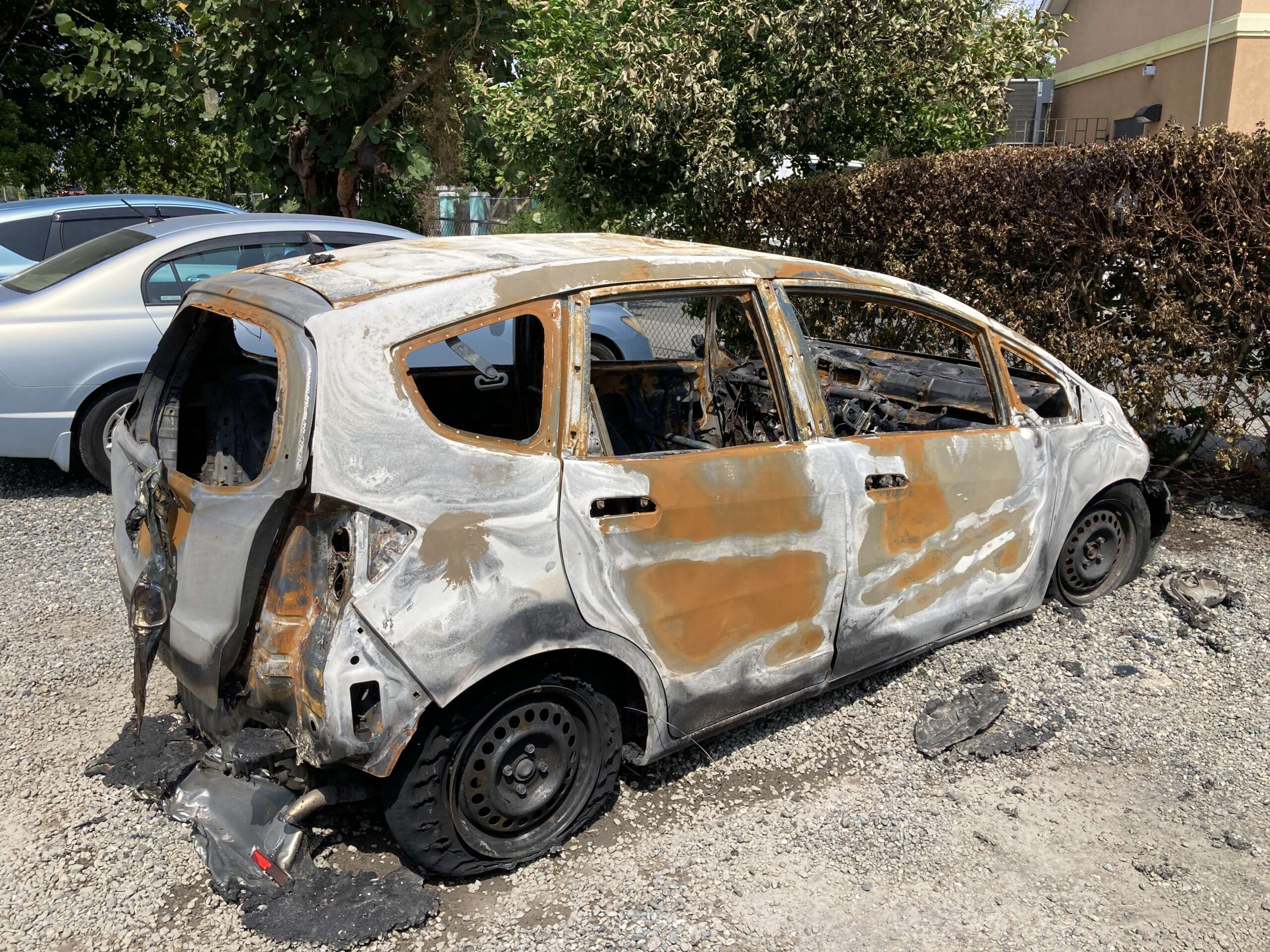 Two cars go up in flames in Town Cayman Compass