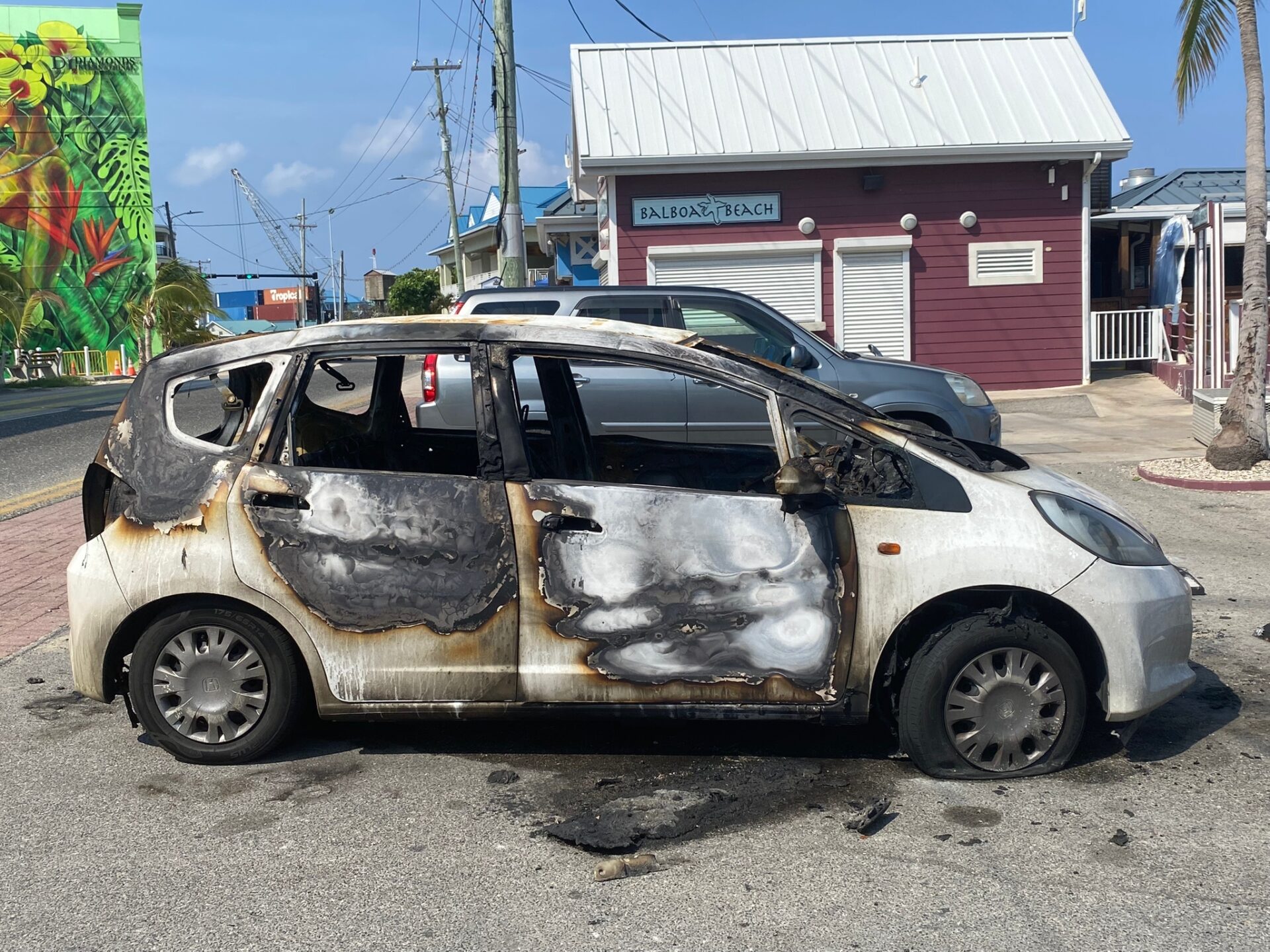 Two cars go up in flames in Town Cayman Compass