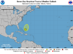 Weather system pops up on NHC radar