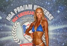 Proud shines in first bodybuilding show
