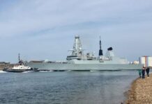 UK destroyer ship deployed for hurricane season