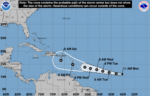 Tropical depression forecast to become a hurricane