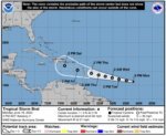 Tropical storm Bret expected to strengthen to hurricane