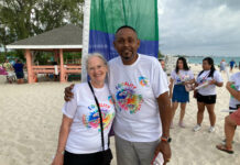 Beach glows with rainbows at Pride walk fundraiser
