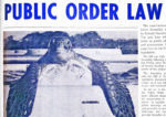 50 years ago: Public Order Law, protecting birds
