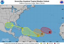 Forecasters monitor four potential storm systems