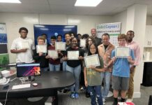 Teens learn coding skills in free summer camp
