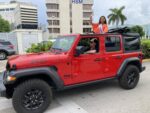 Pageant contestants hit the road in annual motorcade
