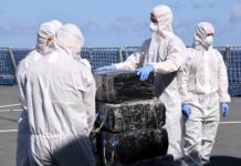 Royal Navy ship seizes $144M of cocaine in 2 drug busts in Caribbean